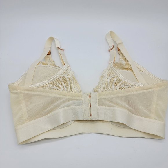 Project Me Warrior Plunge Ivory Contour Nursing Bra - Picture 10 of 14